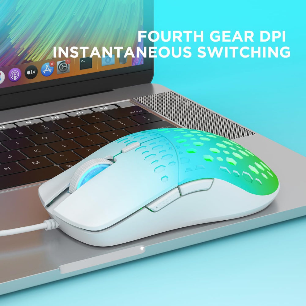 AULA S11 PRO Wired Ergonomic Gaming Mouse ( S11 PRO ) ( 3600 DPI / 6 Macro Button ) ( Blue ) ( S11PROBU )