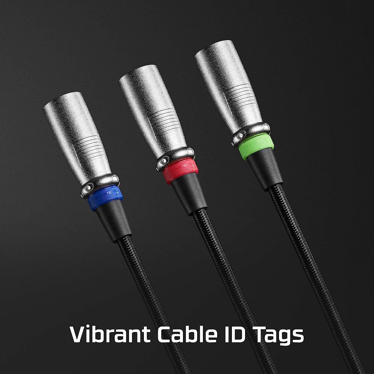 HYPERX XLR Cable Male-to-Female, 3 Pin, 10-Foot ( Black )