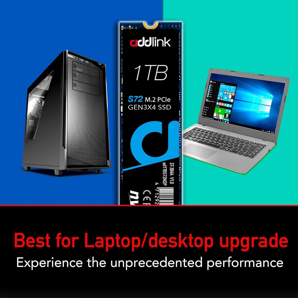 ADDLINK S72 1TB M.2 NVME Gen3 Internal Solid State Drive ( SSD )