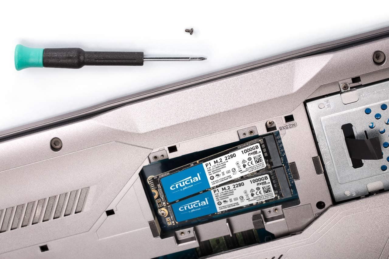 CRUCIAL P1 1TB M.2 NVME Gen3 Solid State Drive ( SSD )