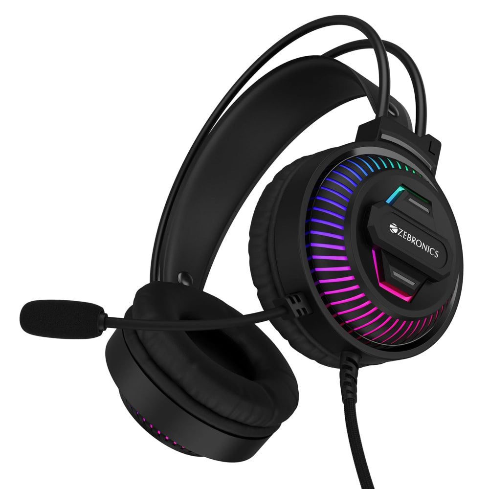ZEBRONICS Jupiter Premium 3.5mm Gaming Headphone ( Black )