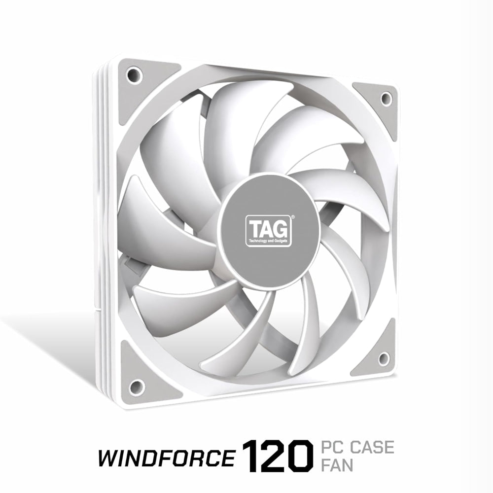 TAG Windforce 120mm Cabinet Fan ( White ) ( Single Pack )