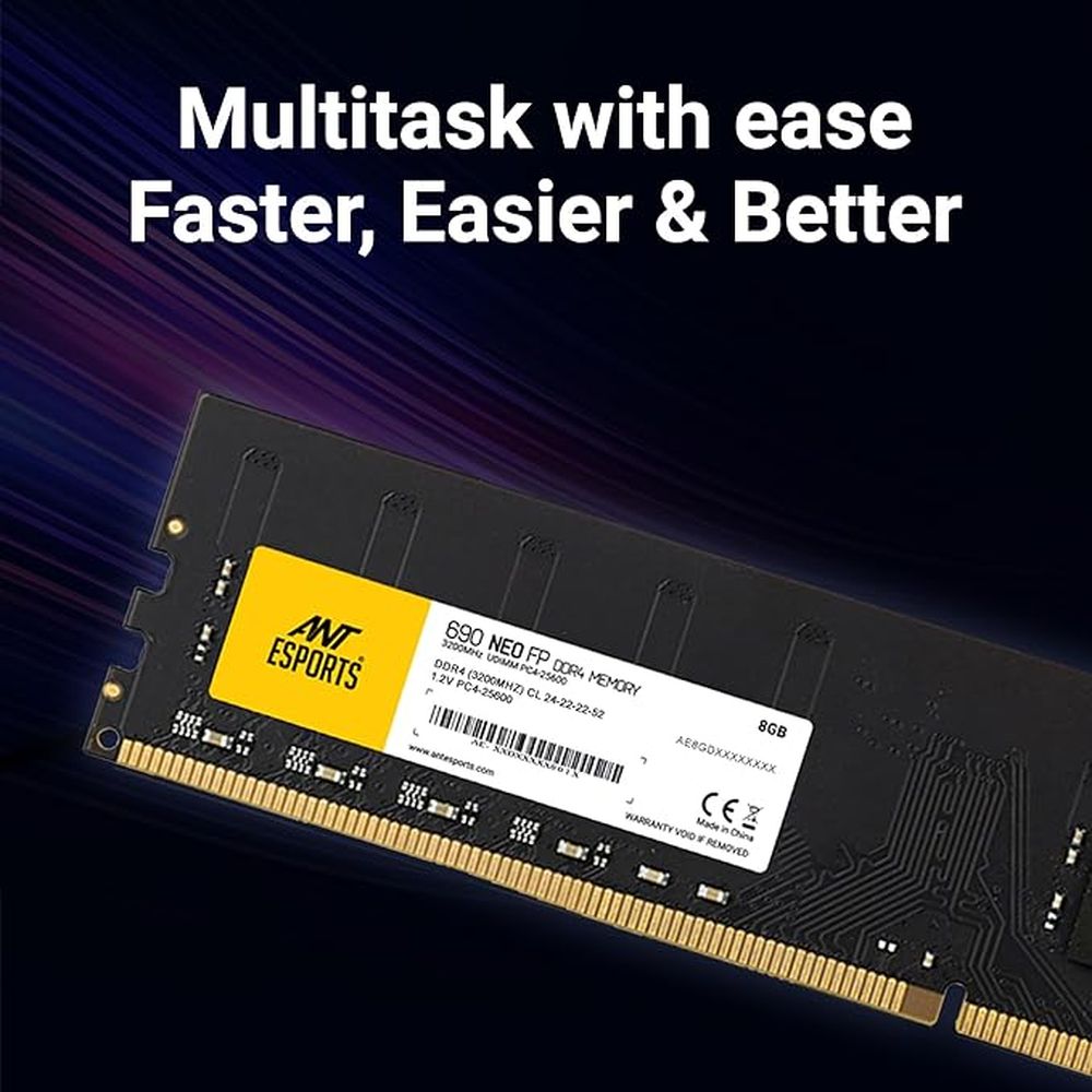 ANT ESPORTS 690 Neo FP 8GB (8x1) 3200MHz DDR4 RAM