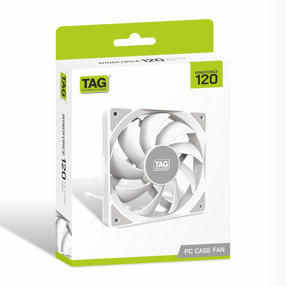 TAG Windforce 120mm Cabinet Fan ( White ) ( Single Pack )