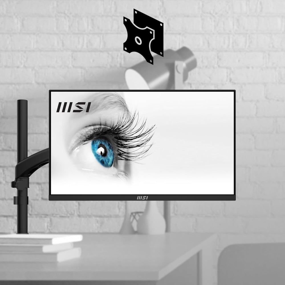MSI PRO MP2412 24 Inch FHD 100Hz VA Panel 113% 1ms Adaptive Sync Business Monitor