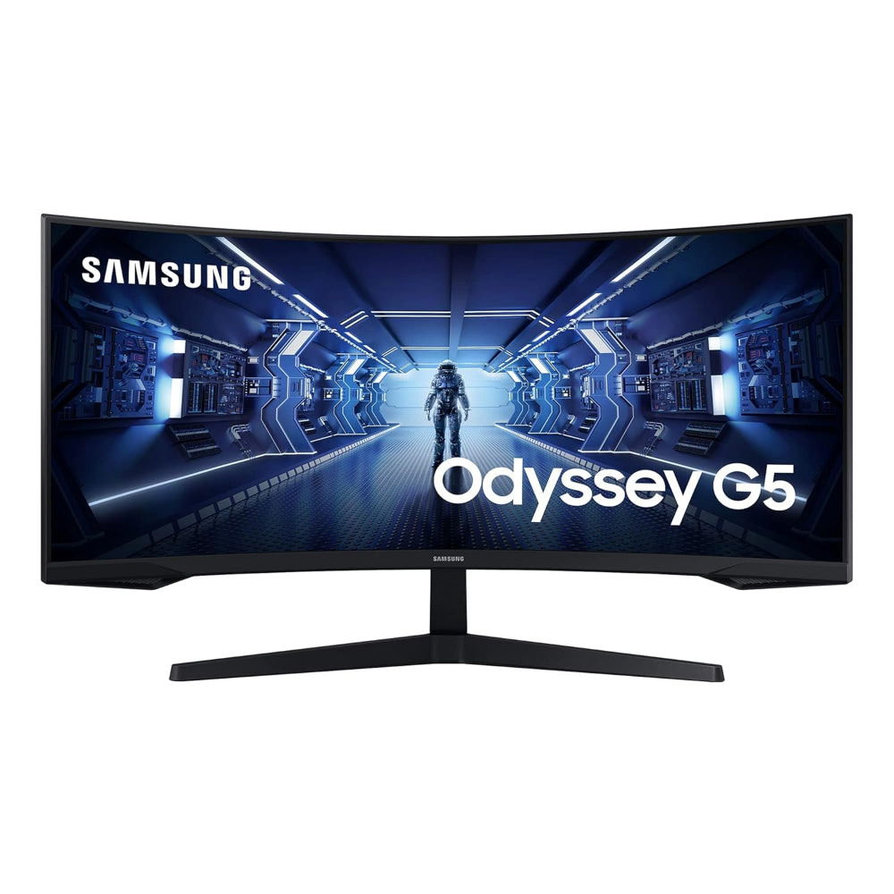 SAMSUNG Odyssey G5 LC34G55TWWWXXL 34 Inch 2K WQHD 165Hz VA Panel 72%SRGB 1MS AMD Freesync Gaming Monitor