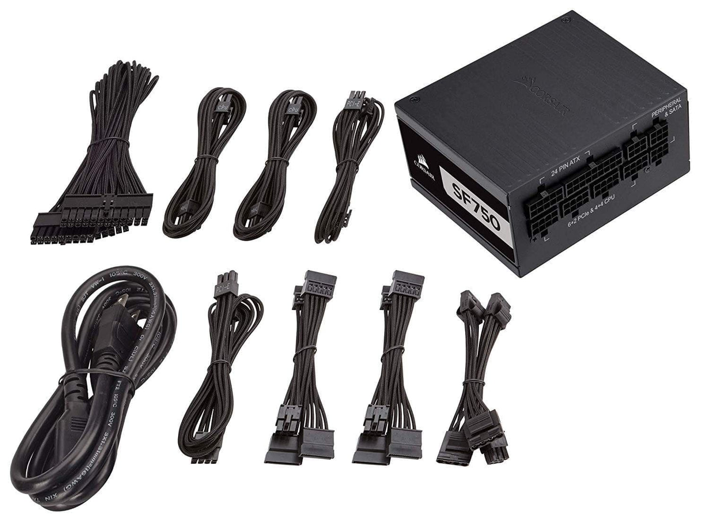 CORSAIR SF750 80+ Platinum Fully Modular Power Supply (750 W)