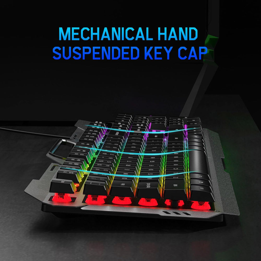 AULA F2023 Full Size Membrane Wired Gaming Keyboard ( Black ) ( F2023 )