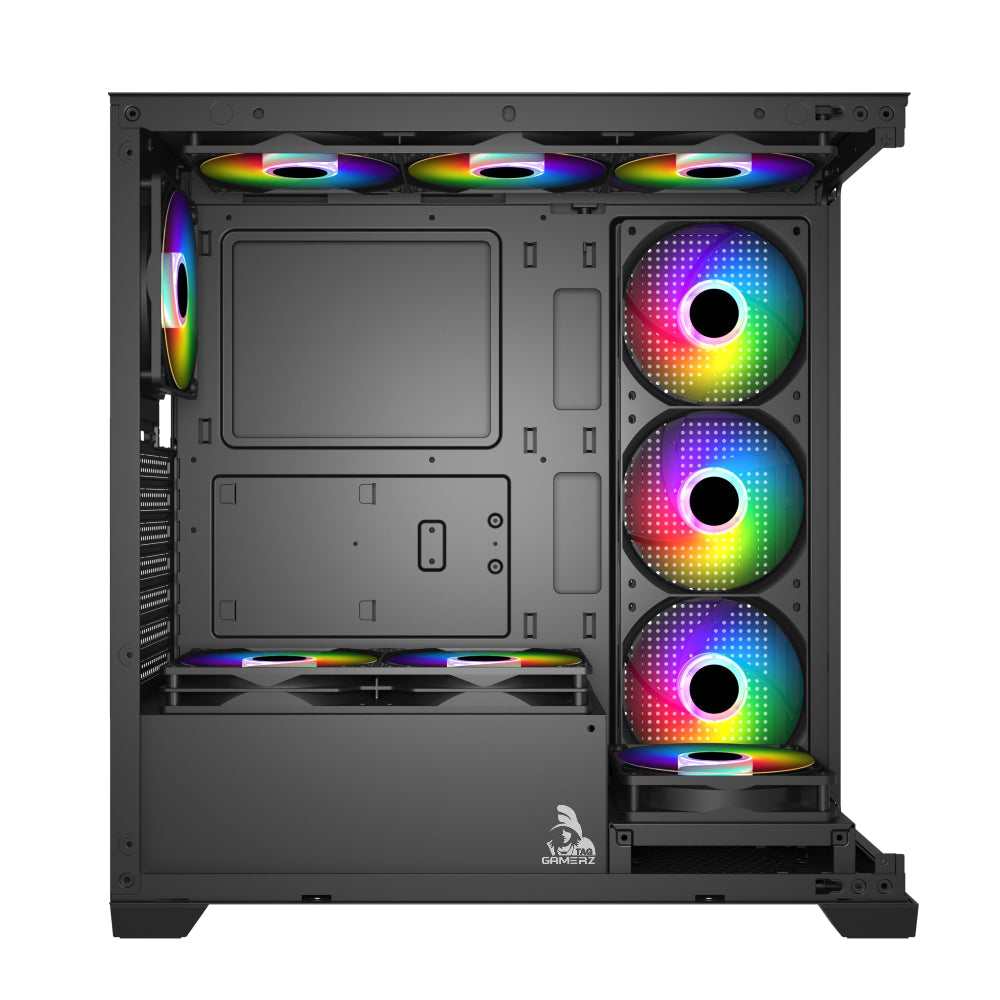 TAG Gamerz Luminor ARGB ATX Mid Tower Cabinet (Black)