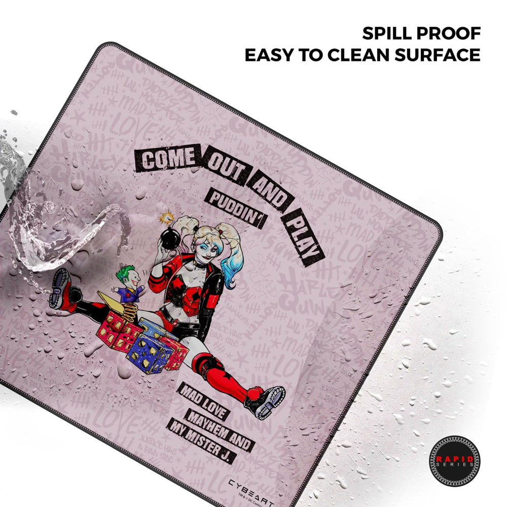 CYBEART Harley Quinn Large Gaming Mousepad
