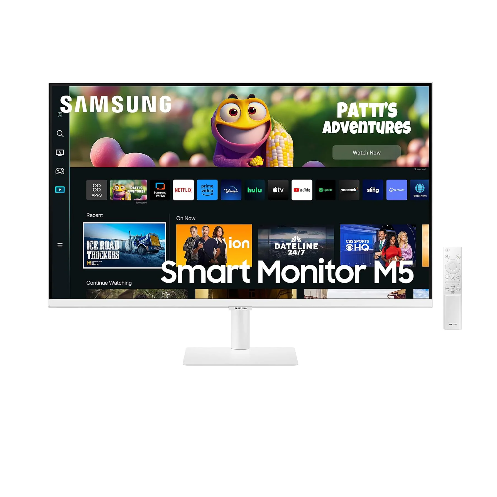 SAMSUNG M5 LS27CM501EWXXL 27 Inch FHD 60Hz IPS Panel 100% SRGB 4MS AMD Freesync Smart Monitor
