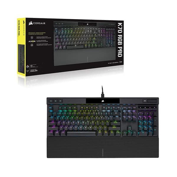 CORSAIR K70 Pro Full Size Mechanical Wired Gaming Keyboard ( Black ) ( Cherry MX RGB Red Switch )