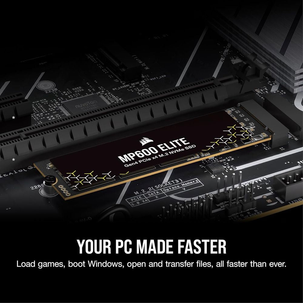 CORSAIR MP600 Elite 2TB M.2 NVME Gen4 Internal Solid State Drive ( SSD )
