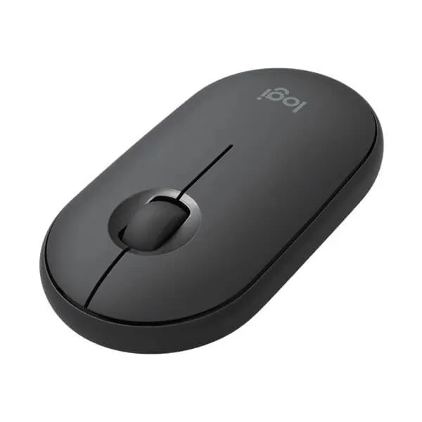 LOGITECH Pebble M350 Wireless+Bluetooth Ambidextrous Gaming Mouse ( 910-005602 ) ( 1000DPI / 3 Macro Button ) ( Graphite )