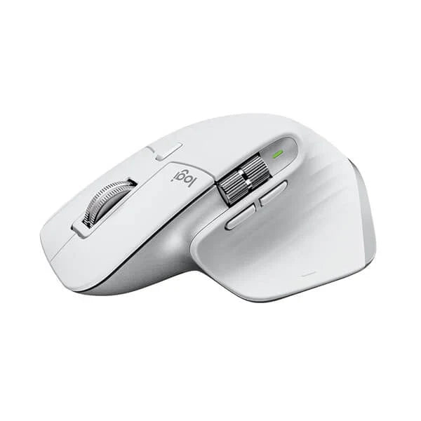 LOGITECH MX Master 3S Wireless+Bluetooth Ergonomic Gaming Mouse ( MX Master 3S ) ( 8000DPI / 7 Macro Button ) ( Pale Gray )