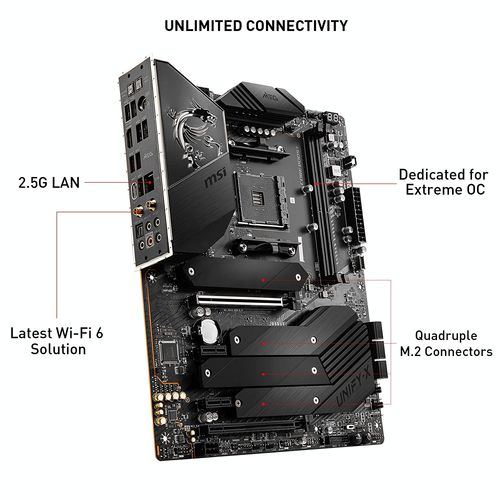 MSI MEG B550 Unify-X gaming DDR4 AMD Motherboard
