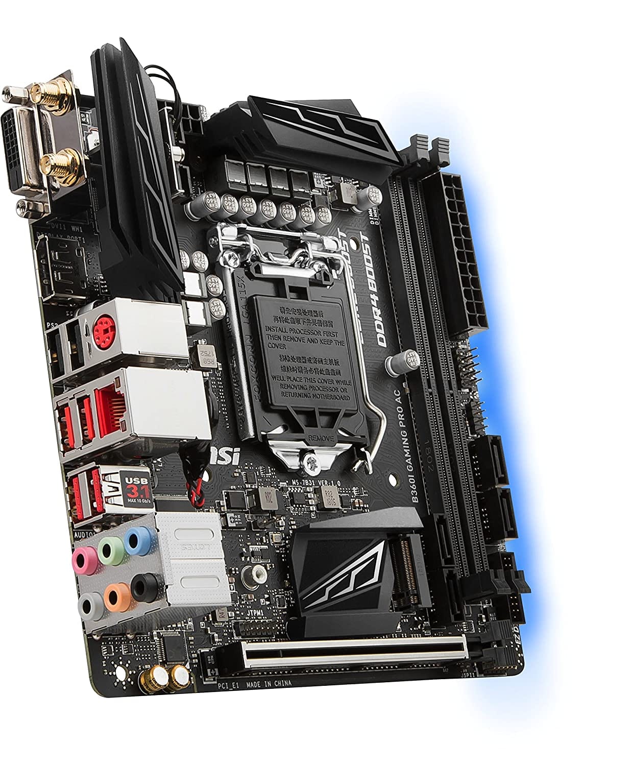 MSI B360I Gaming Pro AC DDR4 Intel Motherboard
