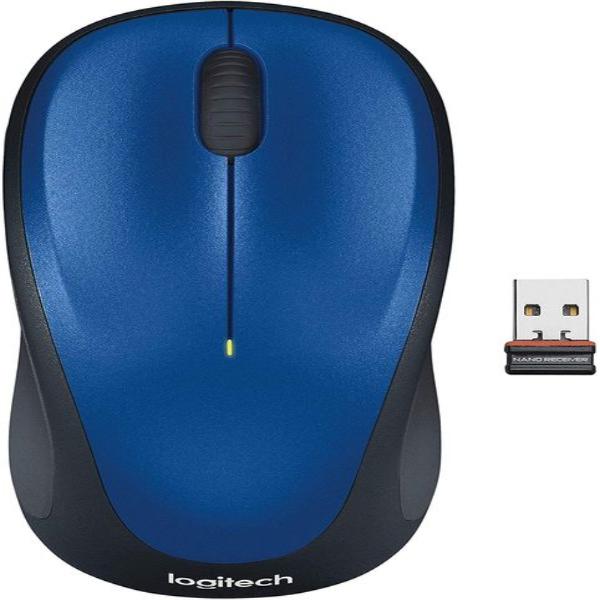 LOGITECH M235 Wireless Ambidextrous Gaming Mouse ( 1000DPI / 3 Macro Button ) ( Black )