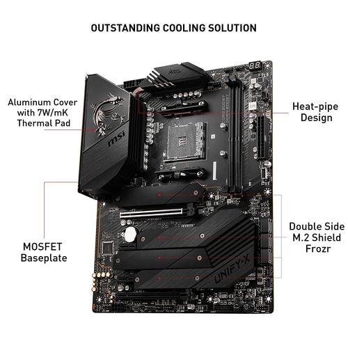 MSI MEG B550 Unify-X gaming DDR4 AMD Motherboard