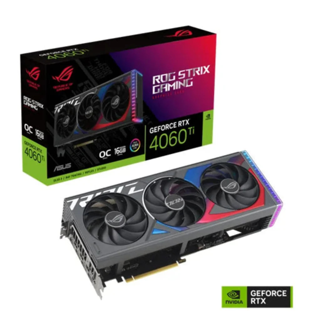 ASUS ROG Strix GeFroce RTX 4060 Ti OC Edition 16GB Nvidia Graphic Card