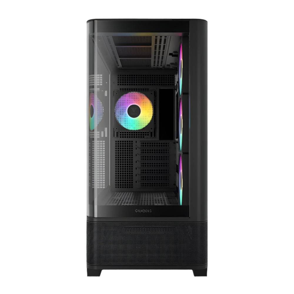 GAMDIAS Atlas P2 CG ARGB ATX Mid Tower Cabinet ( Black )