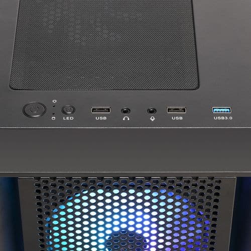 GAMDIAS Aura GC2 Elite RGB ATX Mid Tower Cabinet (Black)