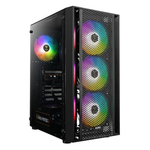 GAMDIAS Aura GC2 Elite RGB ATX Mid Tower Cabinet (Black)