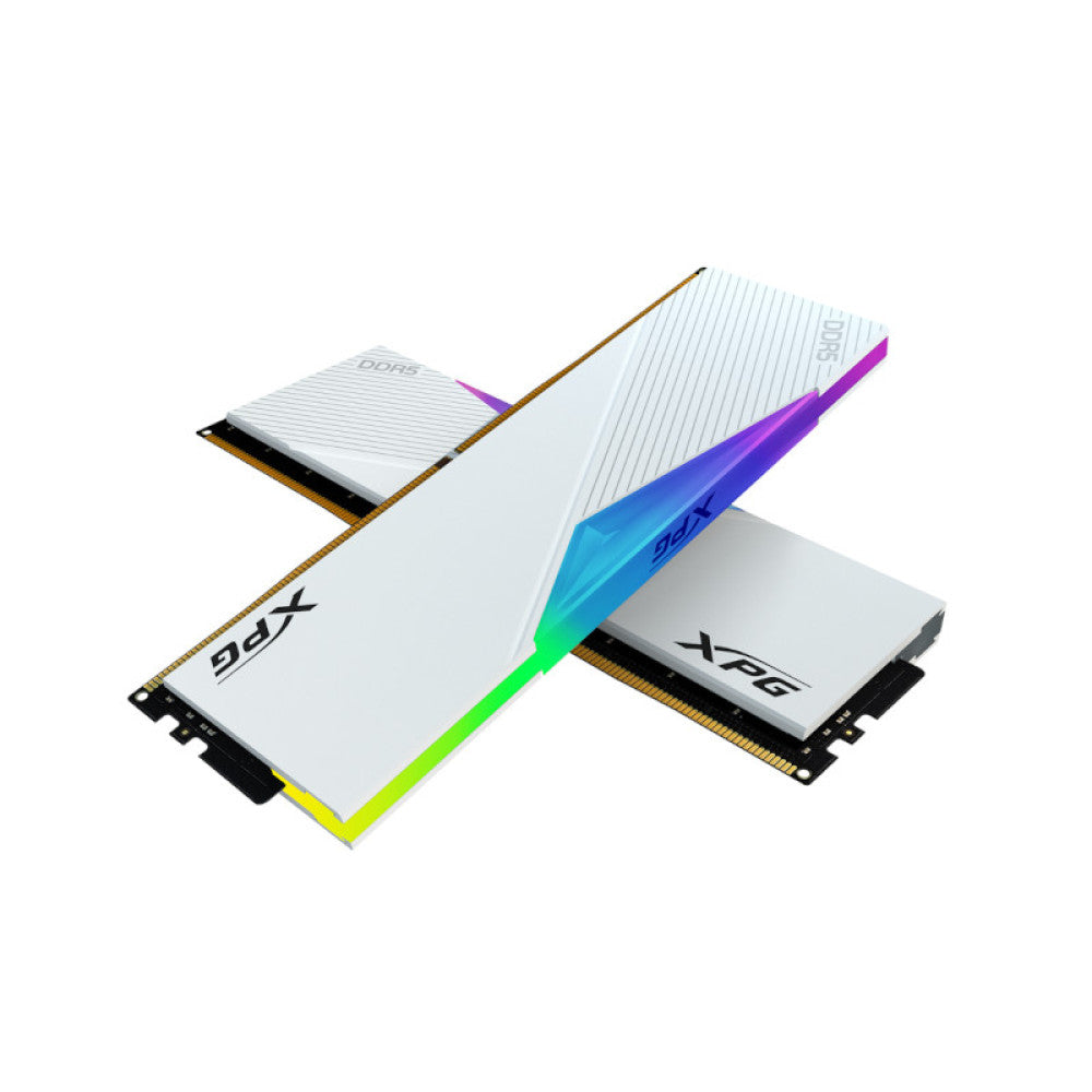 ADATA XPG Lancer RGB 32GB ( 16GBx2 ) 5200MHz DDR5 DDR5 RAM ( White ) ( CL38 )