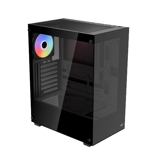 AEROCOOL Pivot RGB ATX Mid Tower Cabinet (Black)