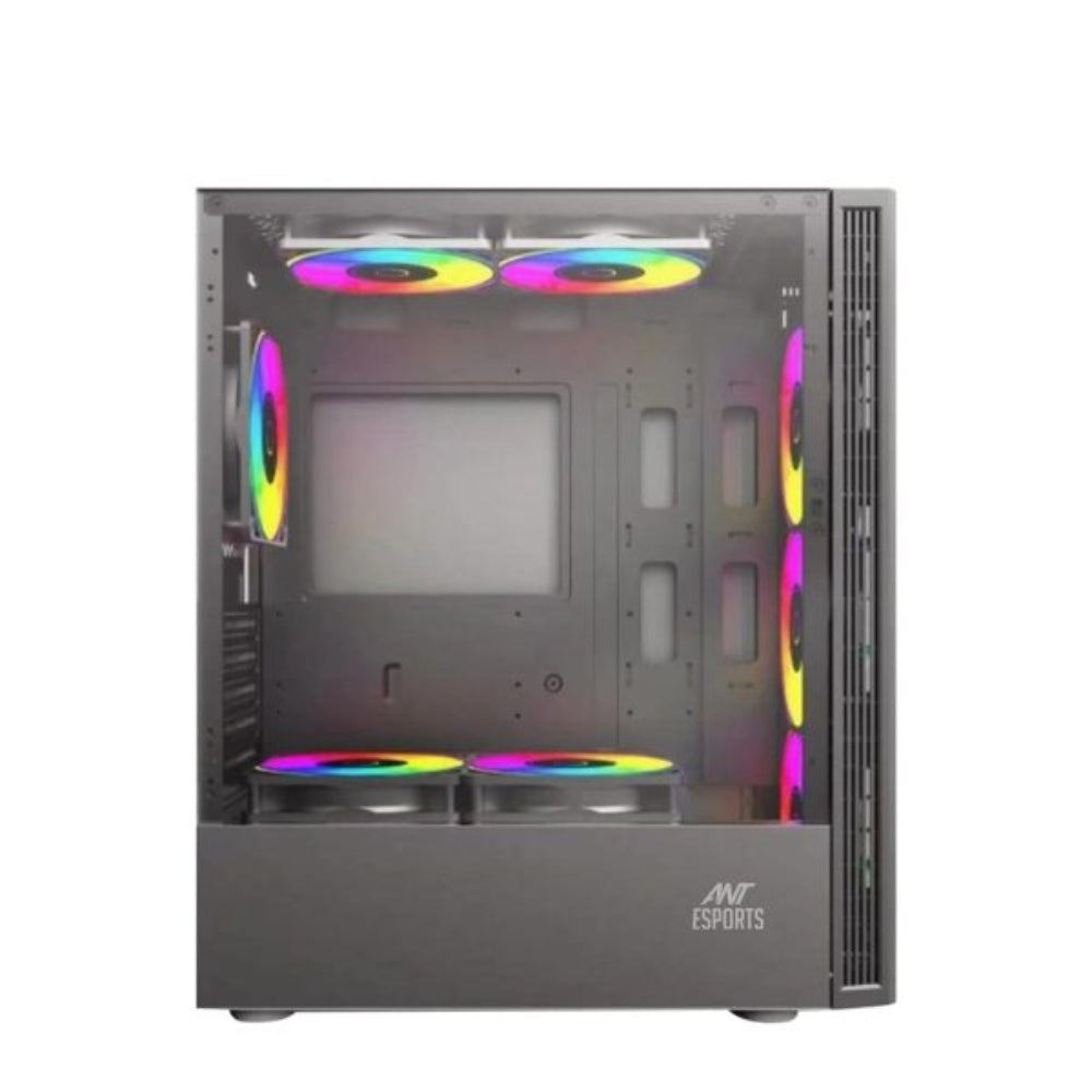 ANT ESPORTS Elite 1200 RGB ATX Mid Tower Cabinet ( Black )