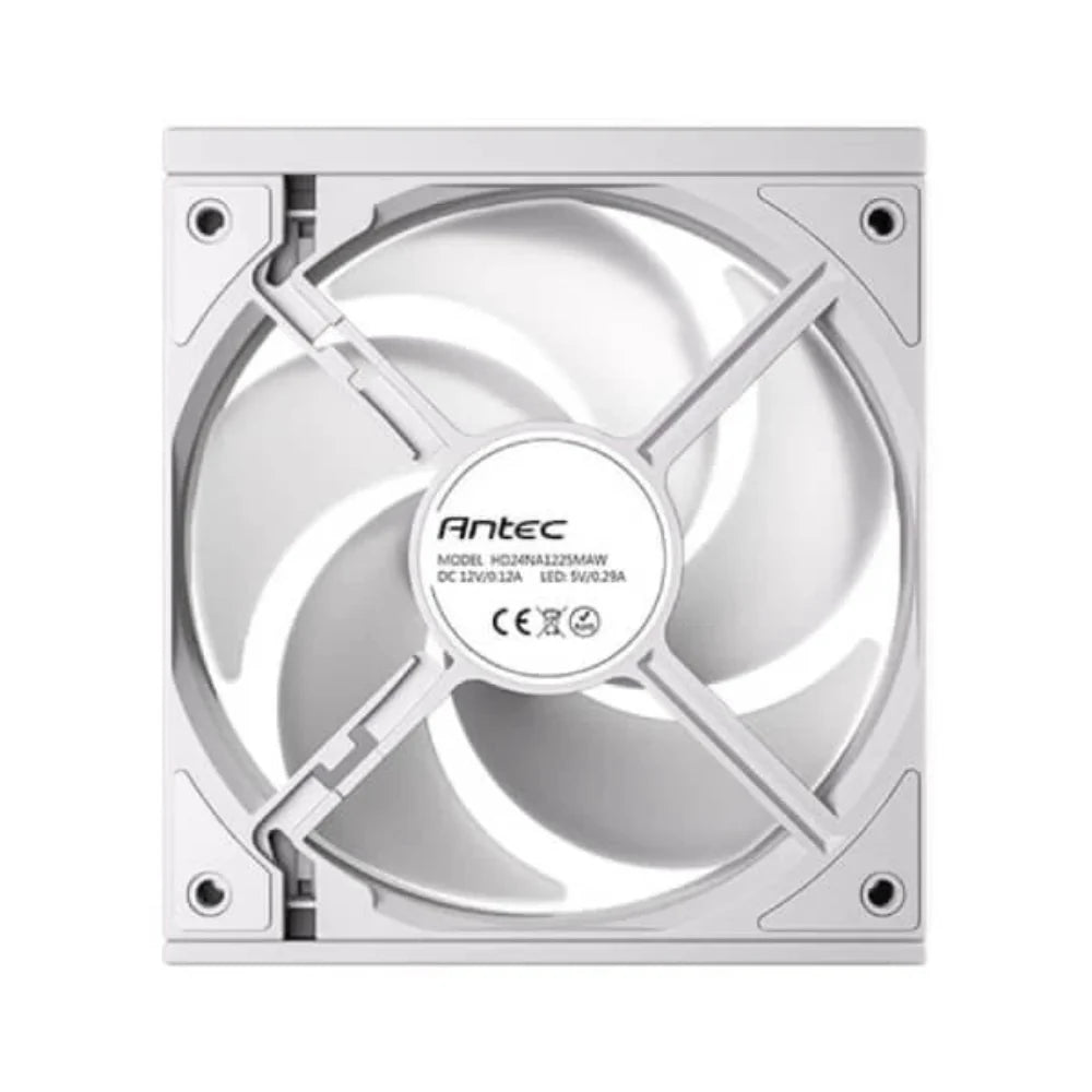 ANTEC Connect 120 Reverse ARGB 120mm Cabinet Fan ( White ) ( Triple Pack )