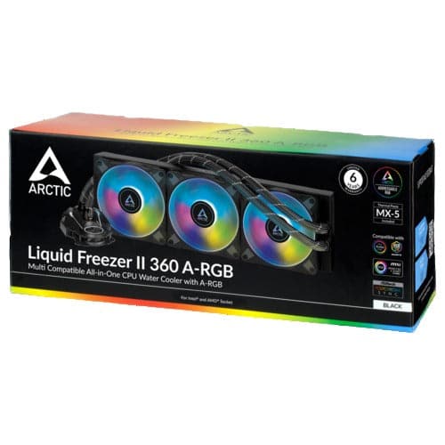 ARCTIC Liquid Freezer II 360 ARGB 360mm CPU Liquid Cooler (Black) ( Liquid Freezer 2 )