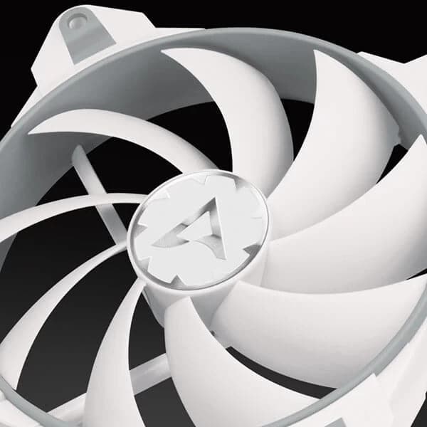 ARCTIC Bionix F120 120mm Non-RGB Cabinet Fan (White) (Single Pack)