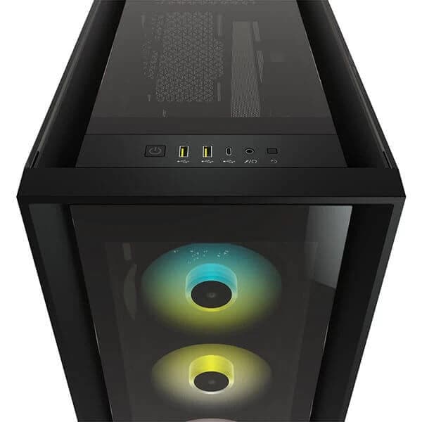 CORSAIR iCUE 5000X RGB ATX Mid Tower Cabinet (Black)