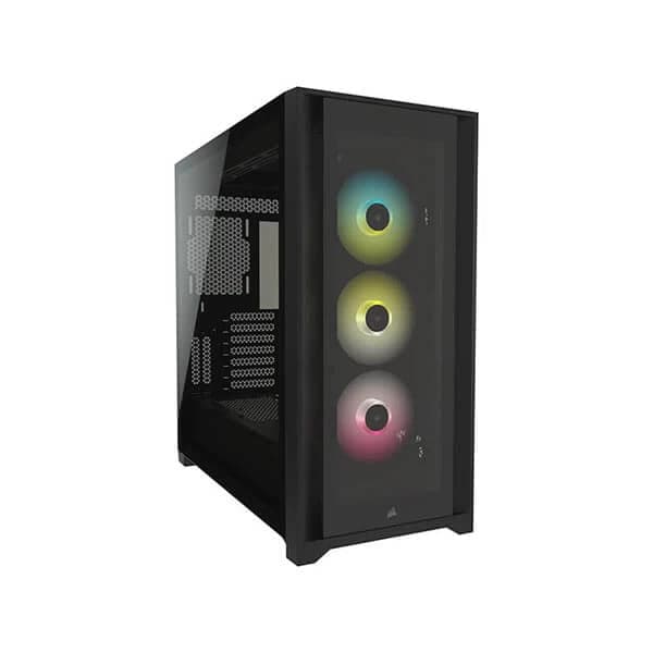 CORSAIR iCUE 5000X RGB ATX Mid Tower Cabinet (Black)