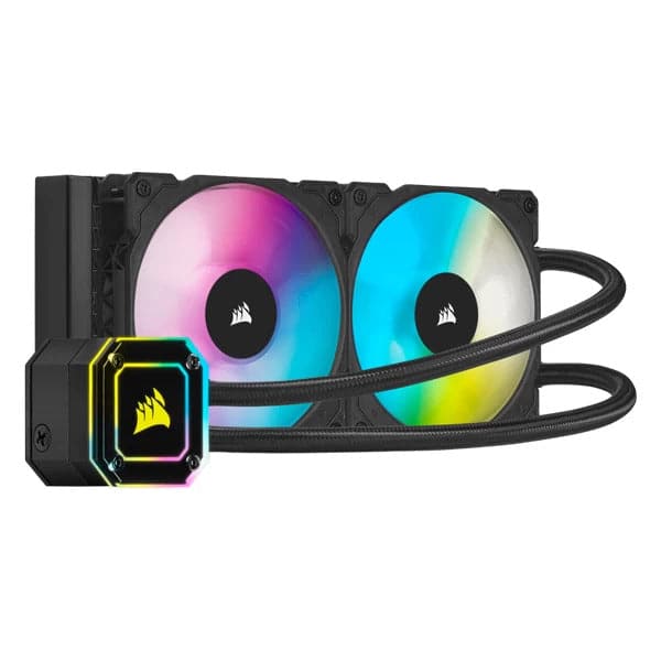 CORSAIR ICUE H100i Elite Capellix 240mm CPU Liquid Cooler (Black)