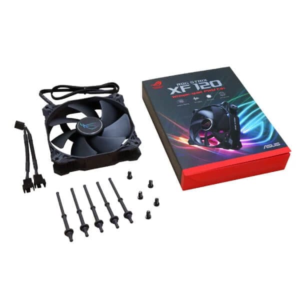 ASUS ROG Strix XF120 120mm PWM Cabinet Fan (Black) (Single Pack)