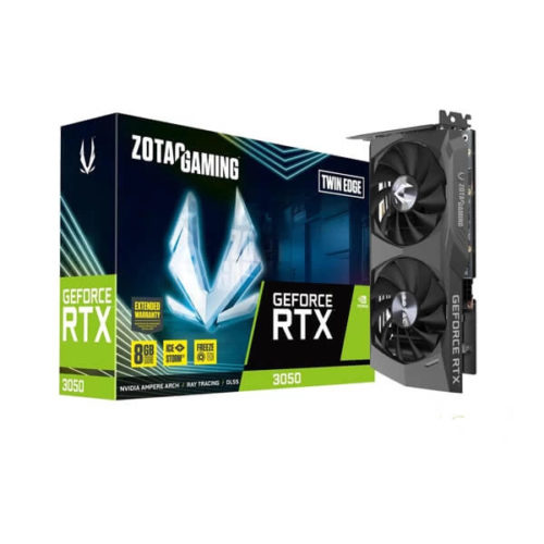 ZOTAC Gaming GeForce RTX 3050 Twin Edge LHR 8GB Nvidia Graphic Card