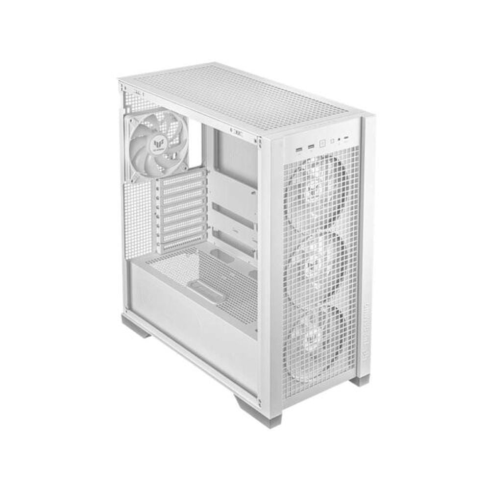 ASUS TUF Gaming GT302 ARGB EATX Mid Tower Cabinet (White)