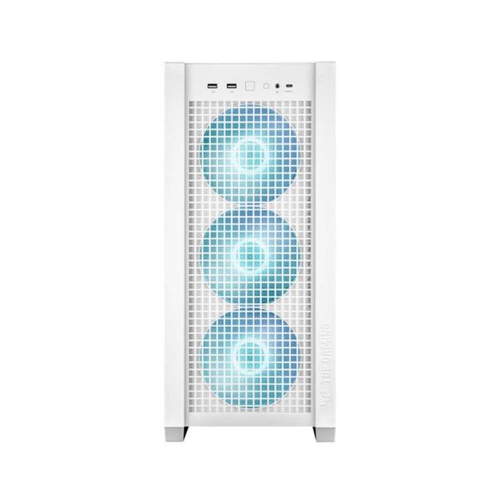 ASUS TUF Gaming GT302 ARGB EATX Mid Tower Cabinet (White)