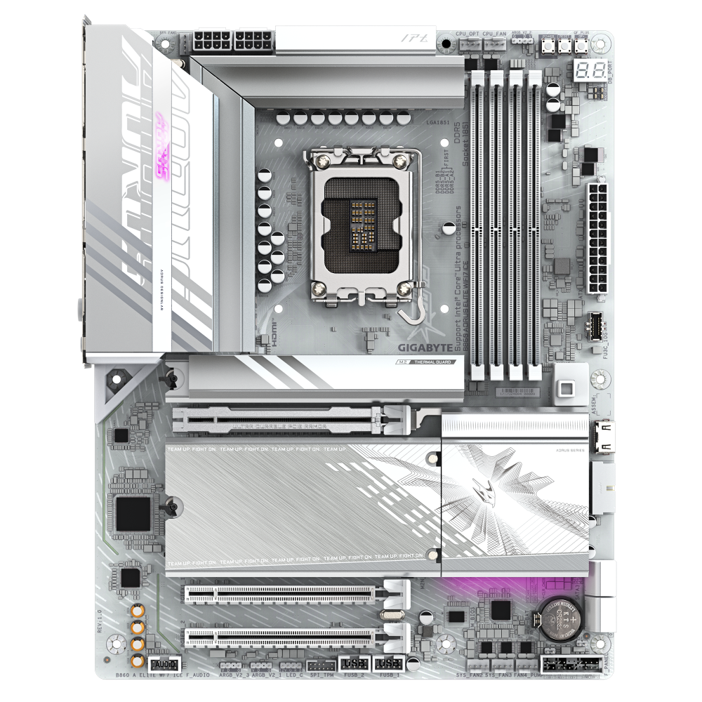 GIGABYTE B860 Aorus Elite Ice Wifi7 DDR5 Intel Motherboard