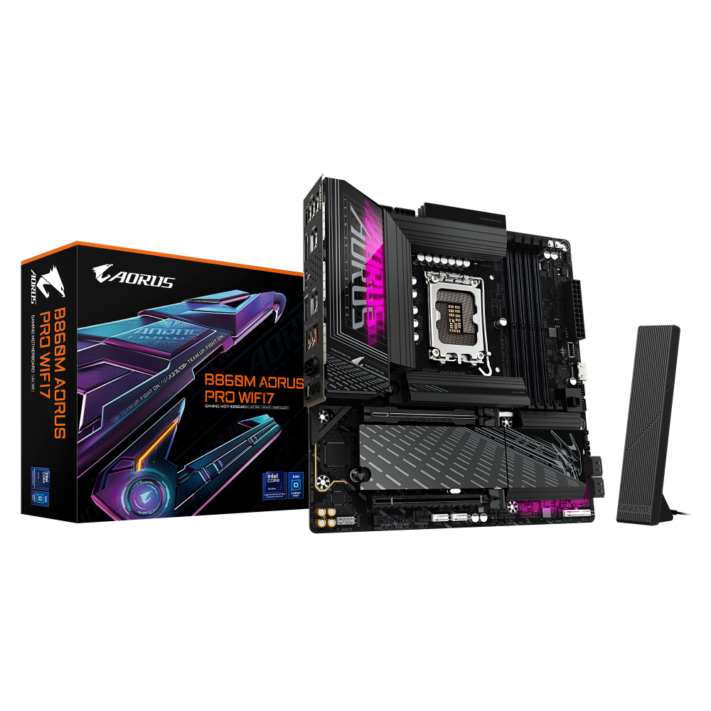 GIGABYTE B860M Aorus Pro Wifi7 DDR5 Intel Motherboard
