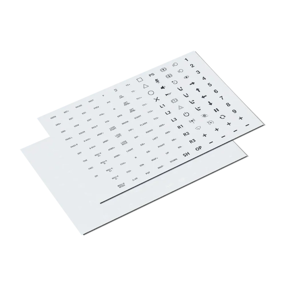 FANATEC Button Caps And Sticker Set