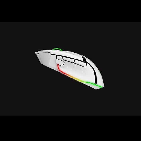 RAZER Basilisk V3 Pro Wireless Ergonomic Gaming Mouse ( RZ01-04620200-R3A1 ) ( 30000DPI / 11 Macro Buttom ) ( White )
