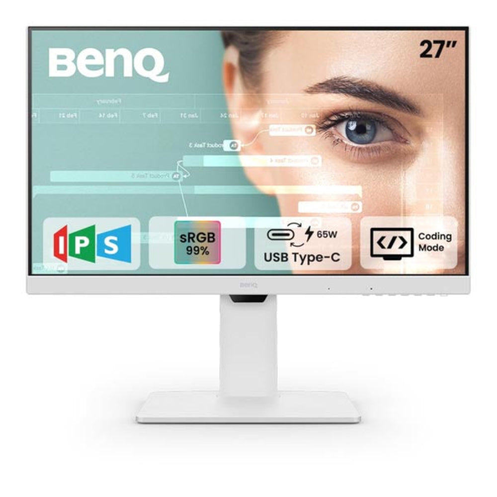 BENQ GW2786TC 27 Inch FHD 100Hz IPS Panel 99% SRGB 5MS AMD FreeSync Gaming Monitor (White)