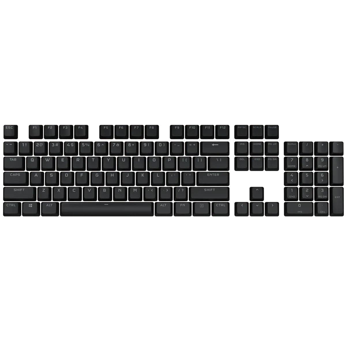 CORSAIR PBT Double Shot Pro Keycap Mod Kit (Onyx Black)