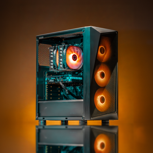 Brain Tech PC ( Intel i5 12400F / NVIDIA RTX 4060 TI 8GB / 32GB RAM DDR5 / 1TB M.2 NVME SSD ) Custom PC Build For AI Development And Research