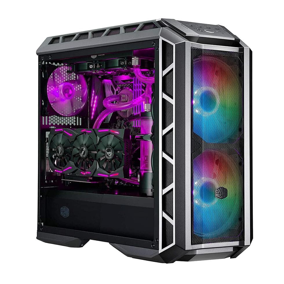 COOLER MASTER MasterCase H500P Mesh ARGB EATX Mid Tower Cabinet (Black)
