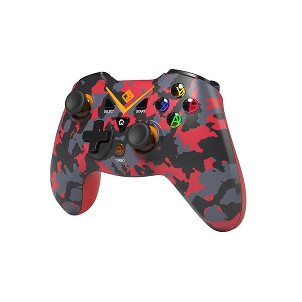 COSMIC BYTE C3070W Nebula 2.4G Wireless Gamepad (Camo Red)