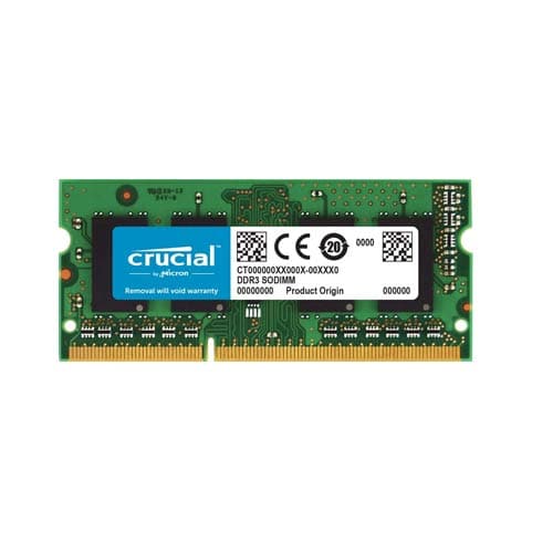 CRUCIAL 8GB ( 8GB x 1 ) 1600MHz DDR3 Laptop RAM